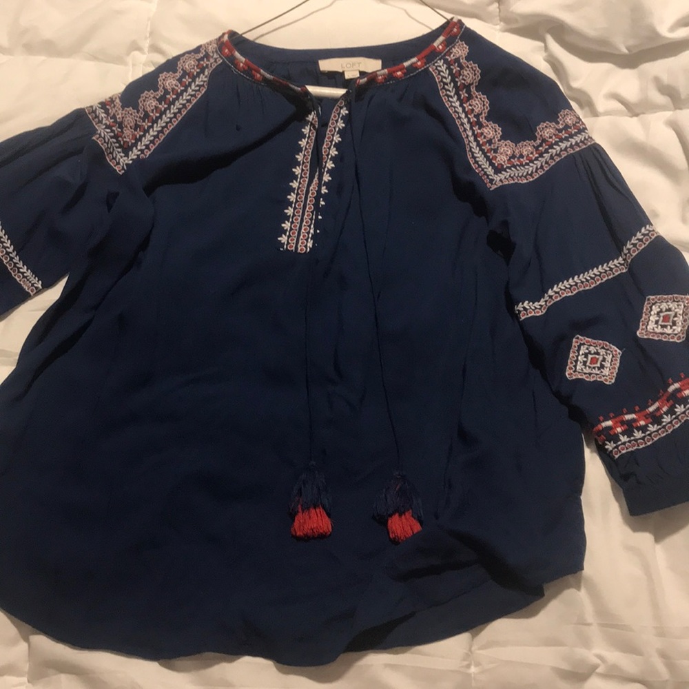 Loft blouse worn once